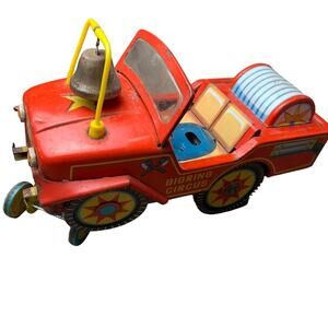 BIGRING CIRCUS MODERN TOYS TOY TIN LITHO WINDUP VINTAGE ANTIQUE MECHANICAL